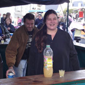 Stand de Sylvie Bonnet, chaque anne un haut lieu de la convivialit.