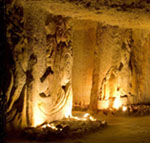 Caves troglodytes sculptes.