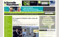 Article de la NR sur la maison des vins de la Loire de la ville de Tours.