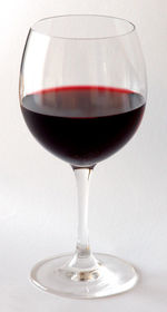 Verre de vin rouge